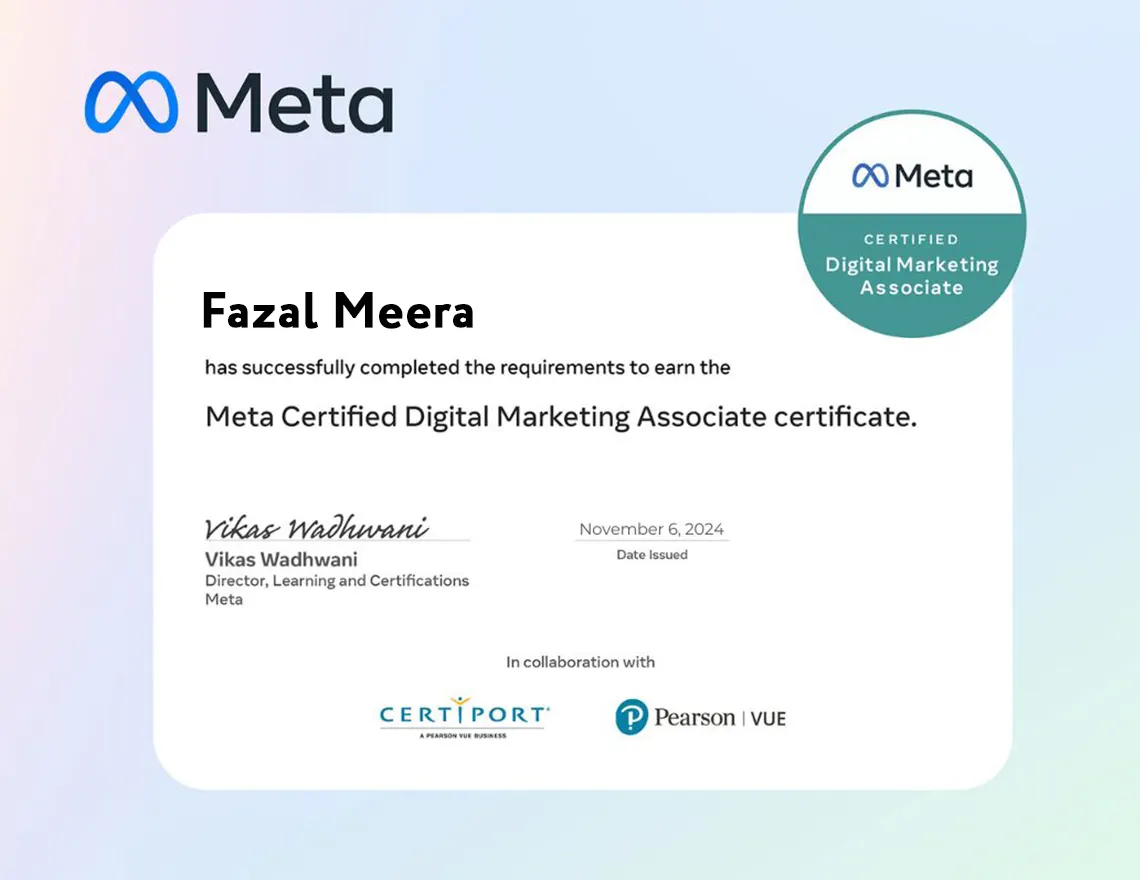 Meta Blueprint Certificate